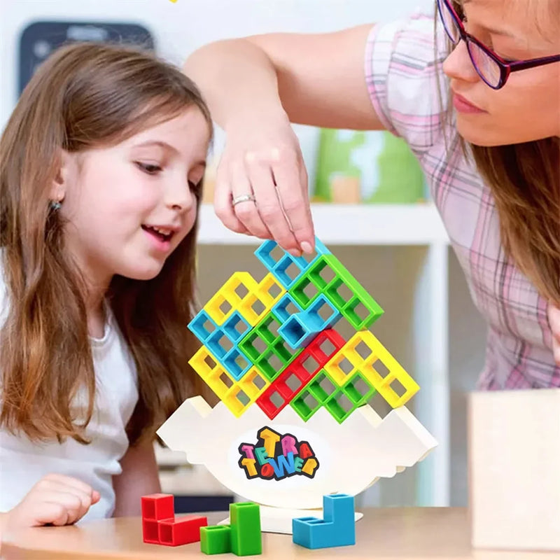 Tetra Tower - Jogos de Tetris em Equipe para Crianças e Adultos - EU AMO SUPER OFERTAS